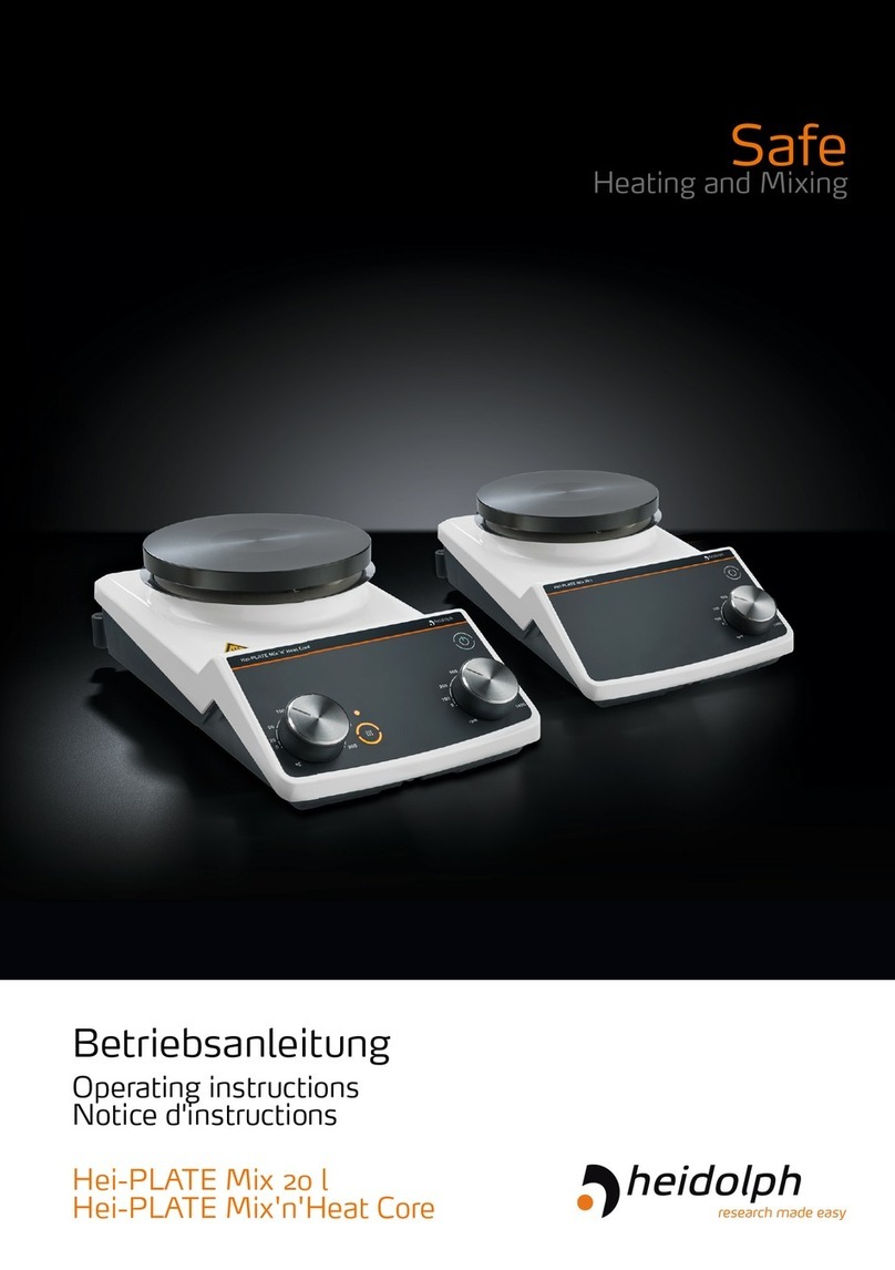 Heidolph Hei-PLATE Mix 20 operating instructions Heidolph Hei-PLATE Mix 20 operating instructions