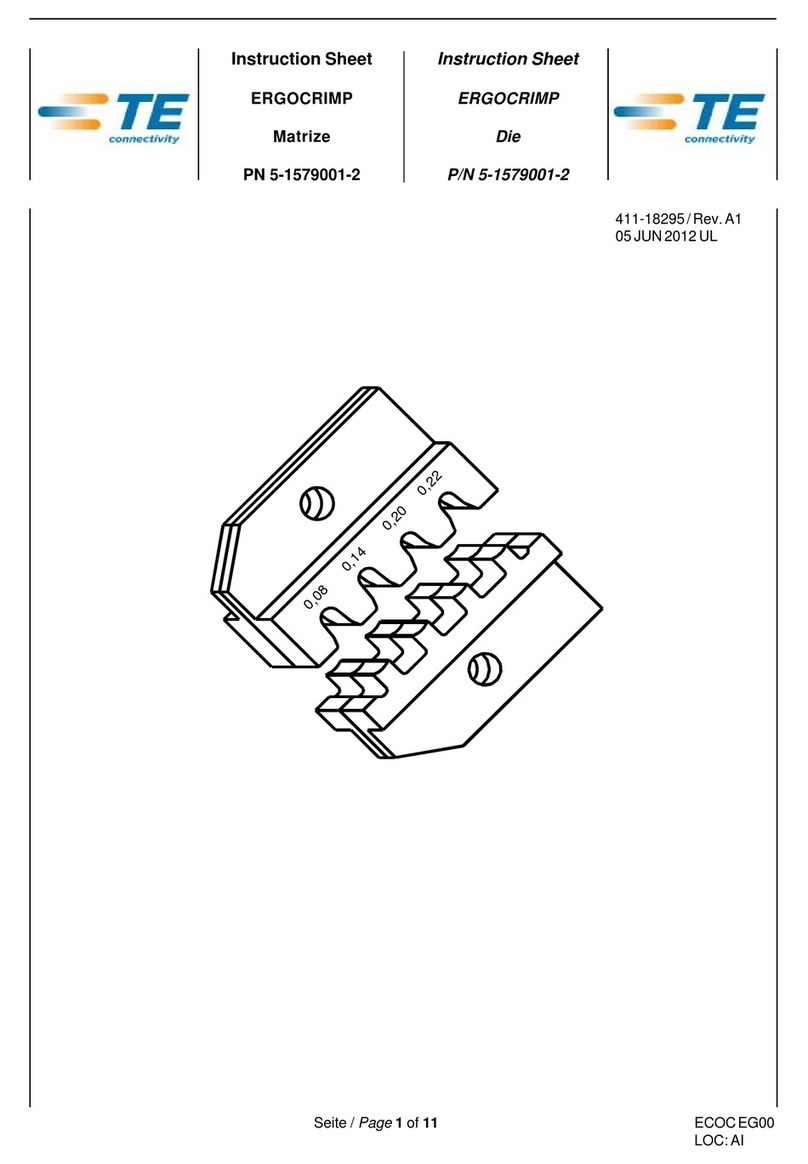 TE Connectivity ERGOCRIMP 5-1579001-2 User manual