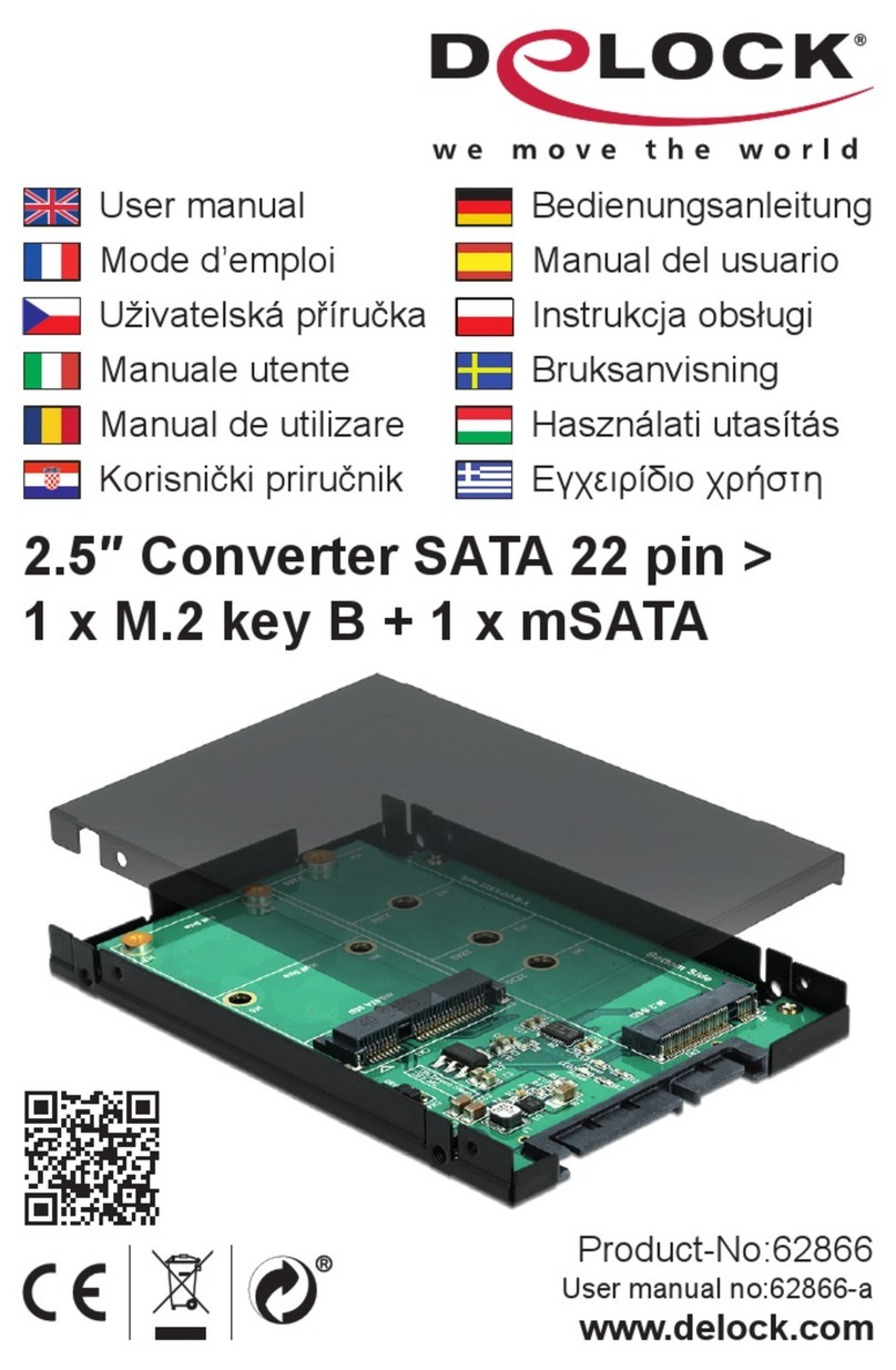 DeLOCK 62866 User manual