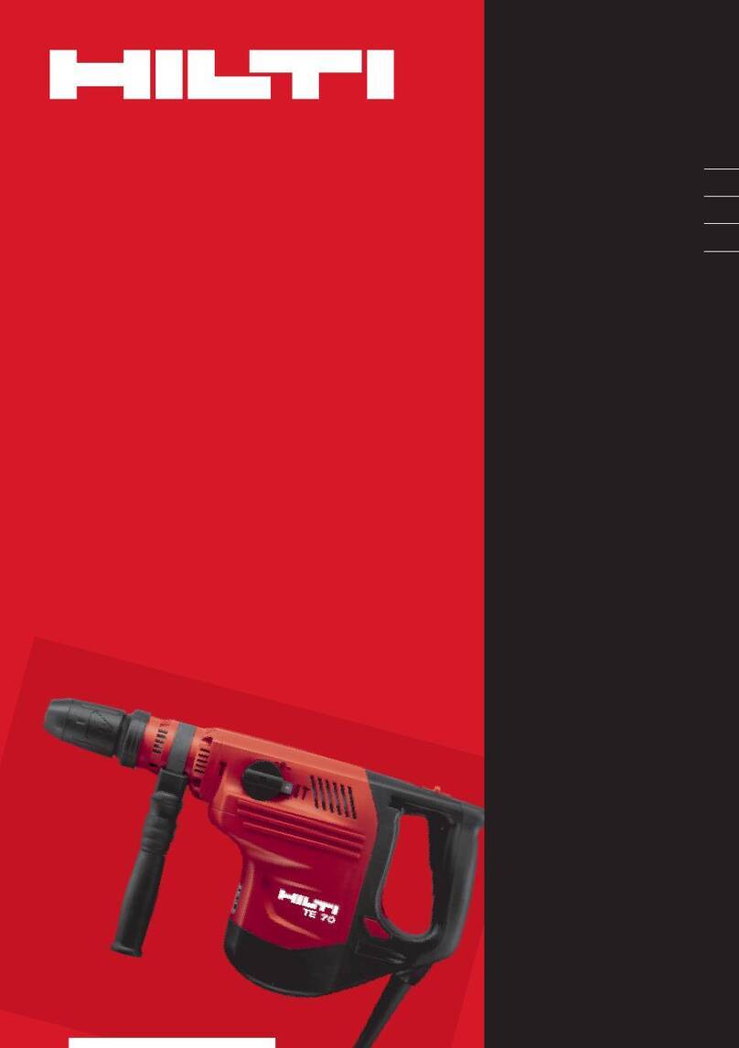 Hilti TE 70 User manual