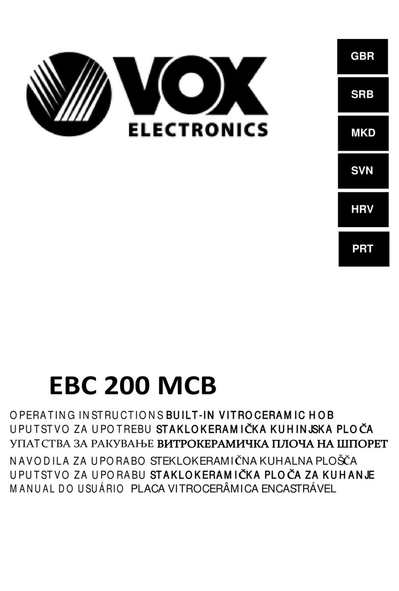 VOX electronics EBC 200 MCB operating instructions