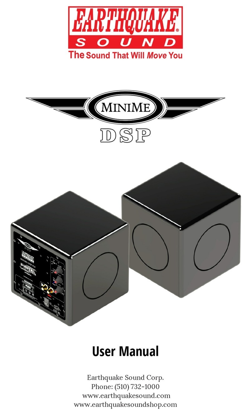 EarthQuake MiniMe DSP P63 User manual