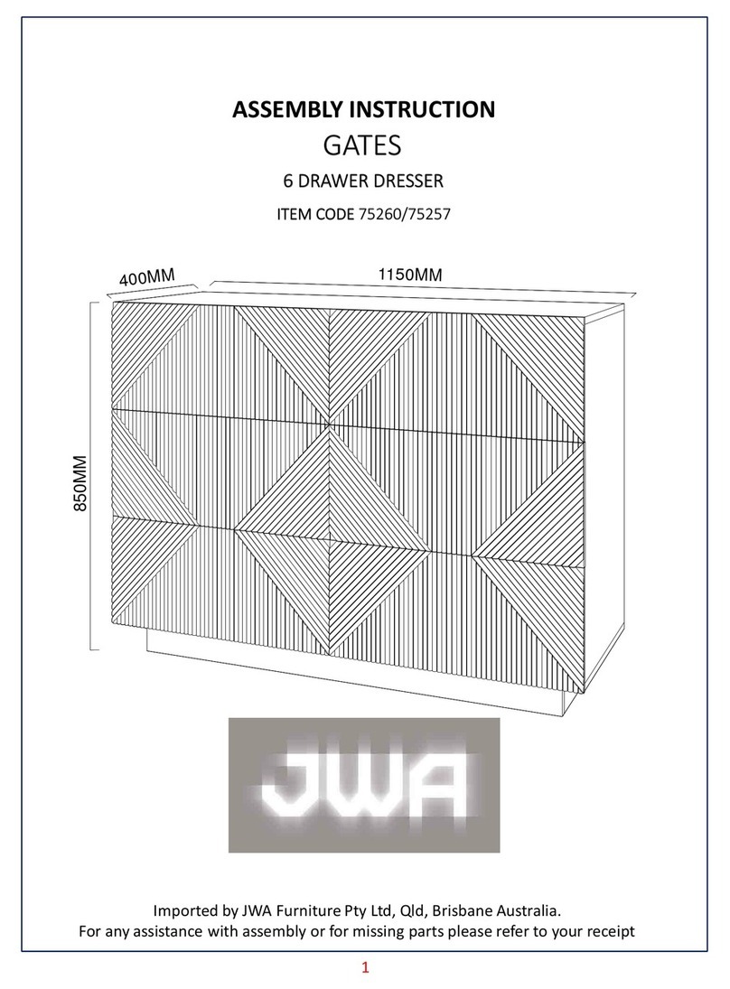 JWA GATES 75260 Assembly instruction JWA GATES 75260 Assembly instruction