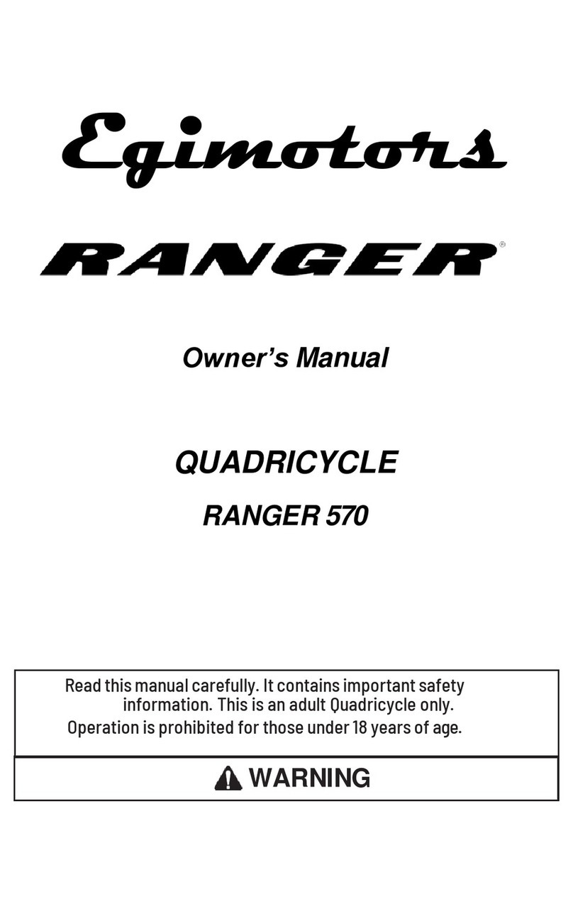 Egimotors RANGER 570 owner's manual
