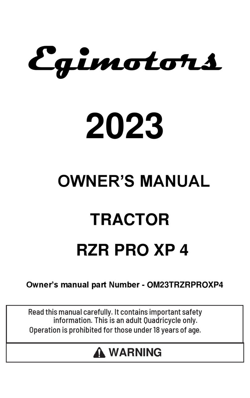Egimotors RZR PRO XP 4 2023 owner's manual
