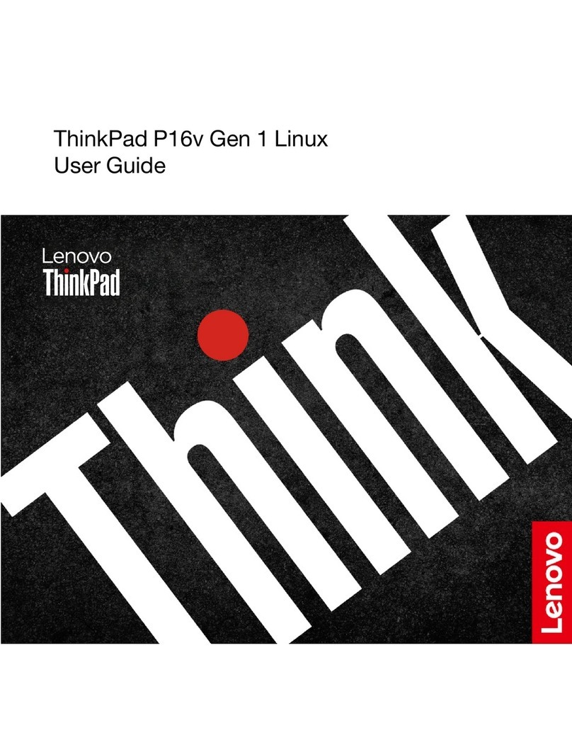 Lenovo ThinkPad P16v Gen 1 Linux User manual
