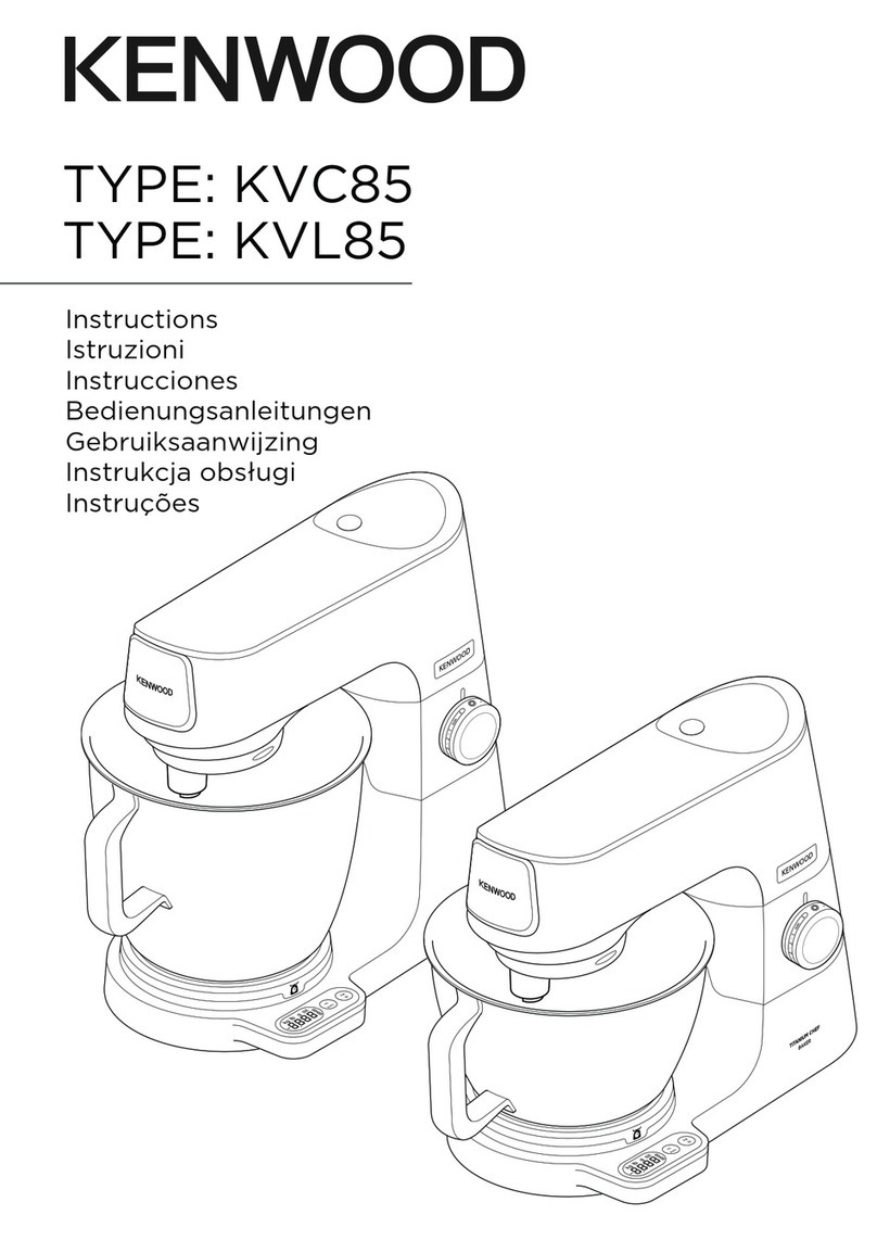 Kenwood KVL85 instructions