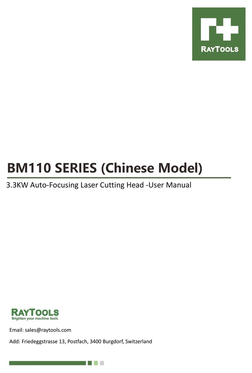 Raytools BM110 Series user manual