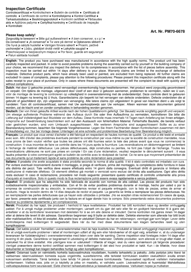 Lemeks Palmako Emily installation manual