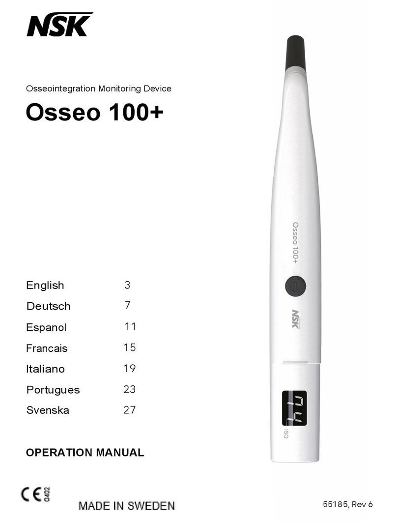 NSK Osseo 100+ User manual
