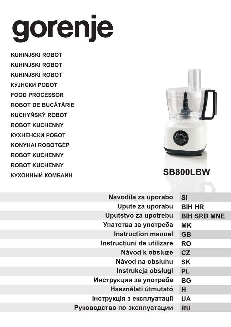 Gorenje SB800LBW User manual
