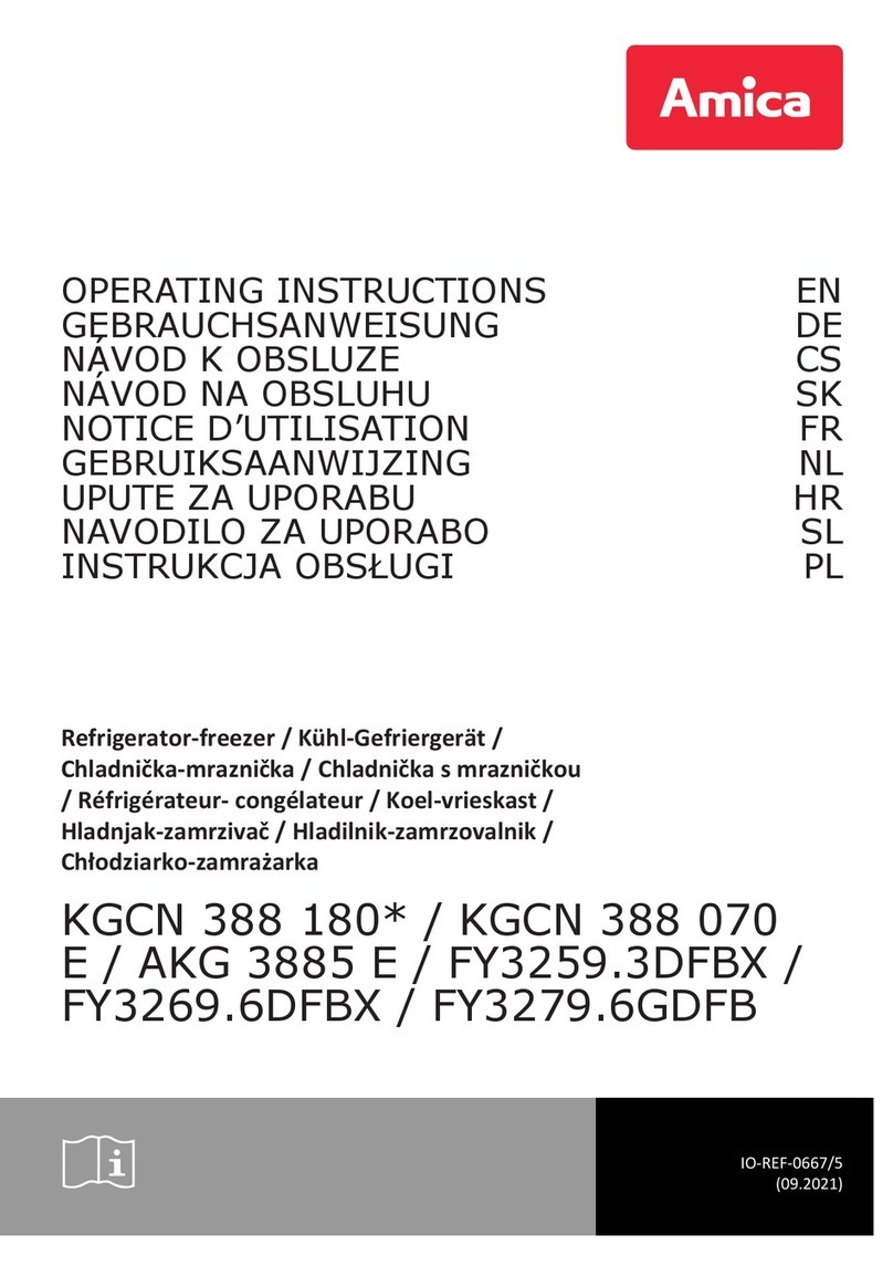 Amica KGCN 388 180 User manual