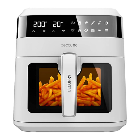 cecotec CECOFRY EXPERIENCE WINDOW WHITE 6000 User manual