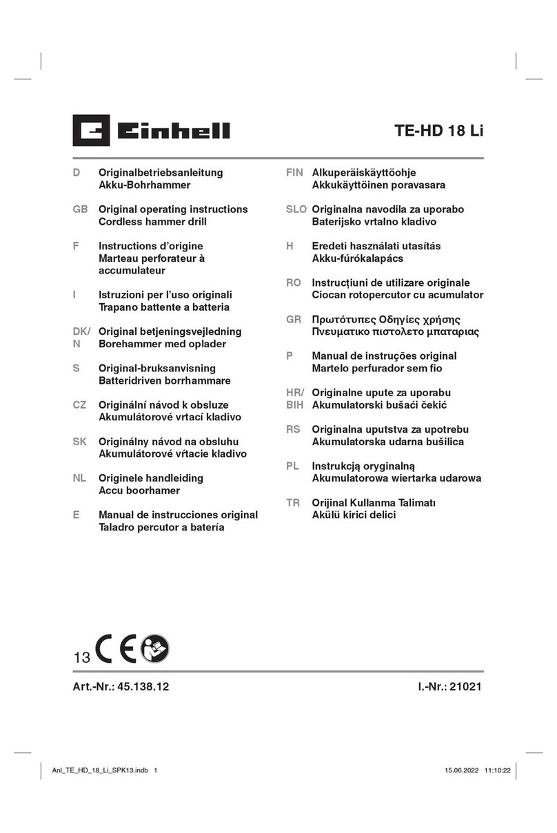 EINHELL 4513812 User manual