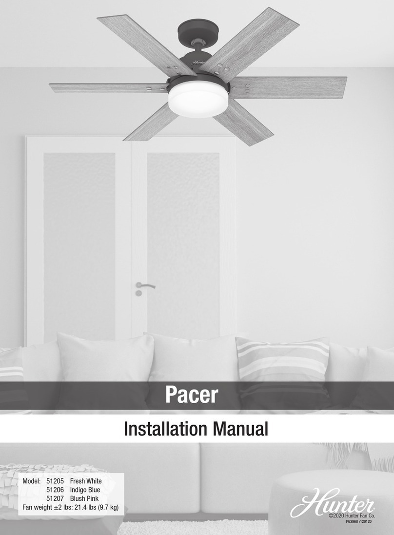 Hunter Pacer User manual Hunter Pacer User manual
