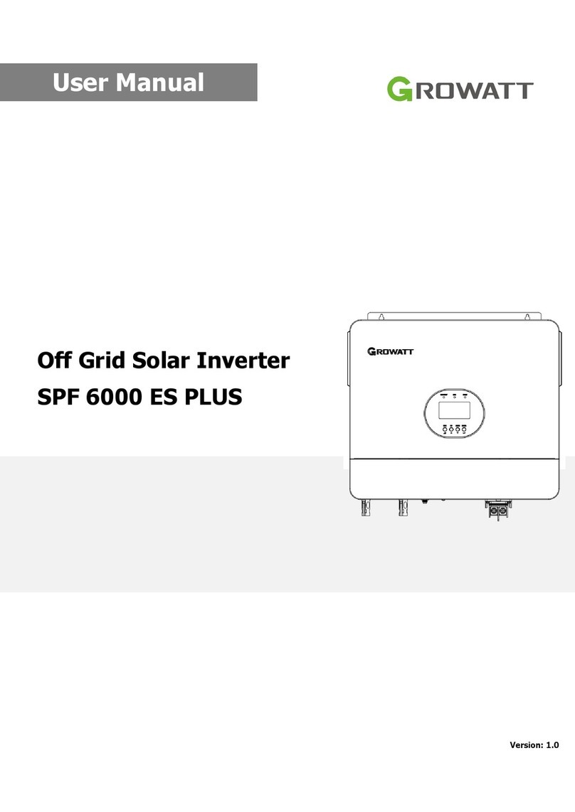 Growatt SPF 6000 ES PLUS User manual