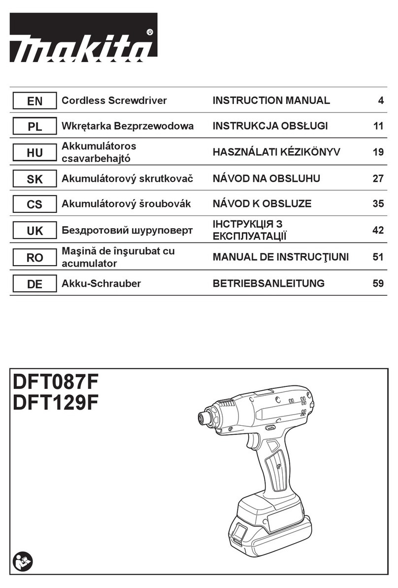 Makita DFT087F User manual