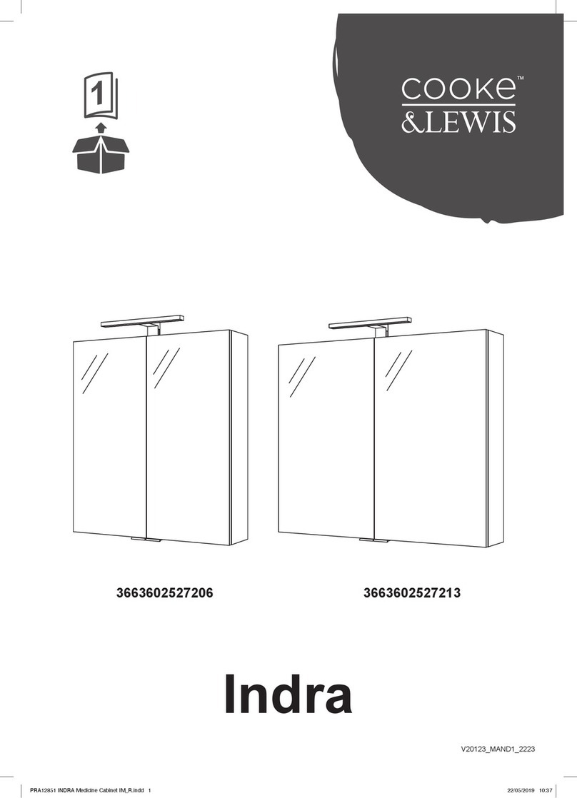 Cooke & Lewis Indra 3663602527206 User manual Cooke & Lewis Indra 3663602527206 User manual