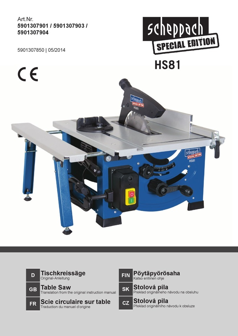 Scheppach 5901307901 instruction manual