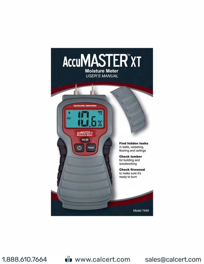 Calculated Industries AccuMaster XT 7440 User manual