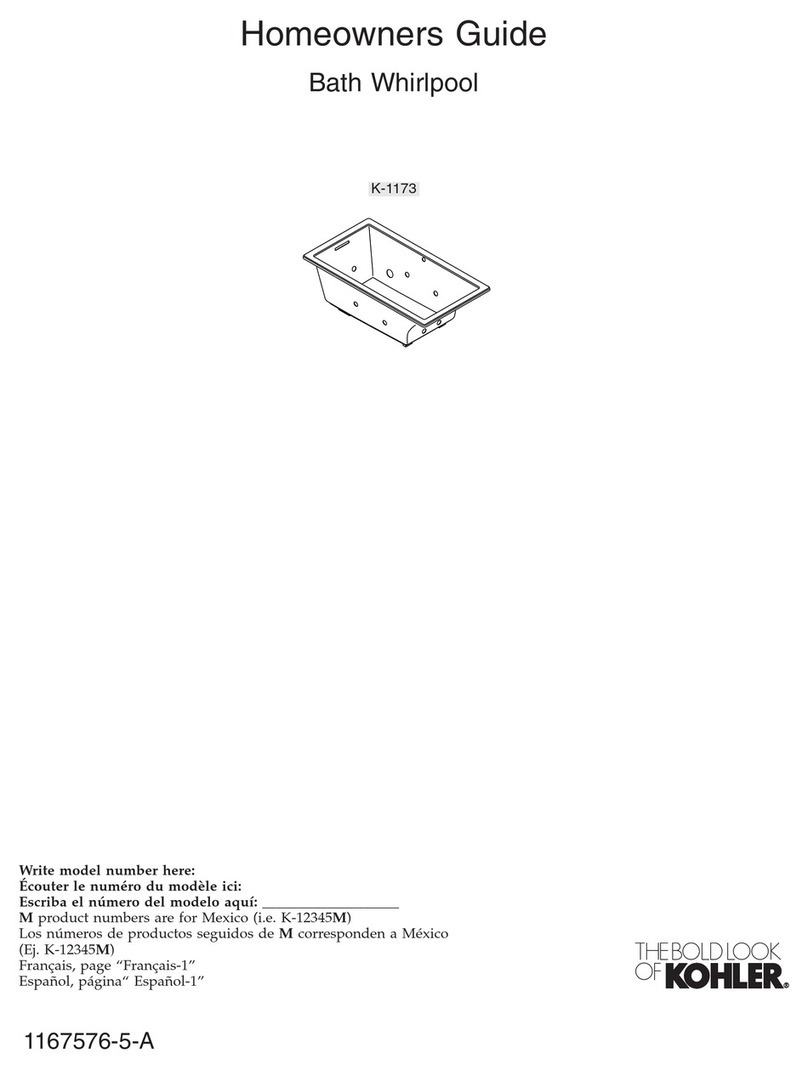 Kohler K-1173 Assembly instructions