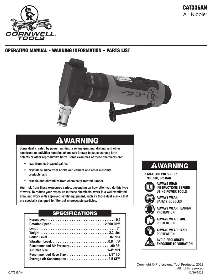 Cornwell Tools CAT335AN operating manual