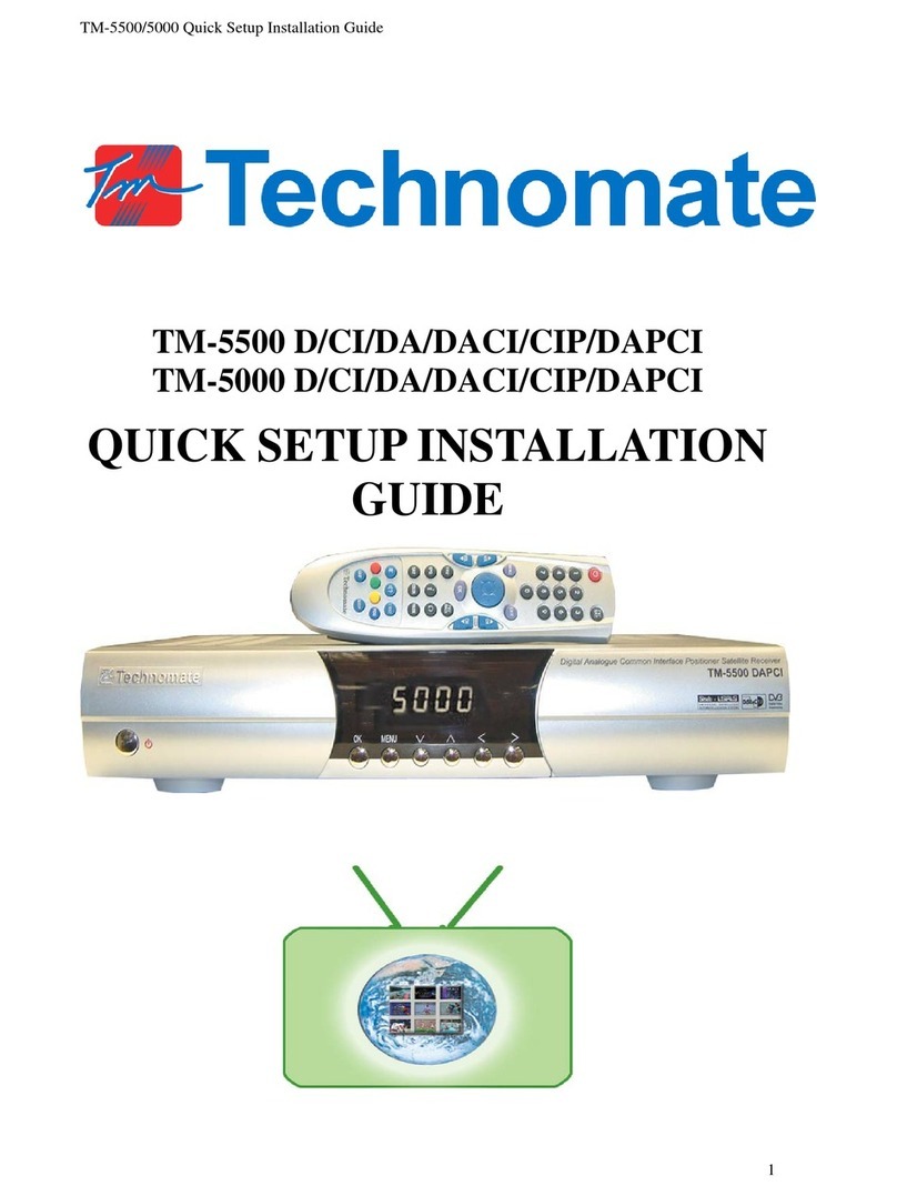 Technomate TM-5500 Series Specification sheet