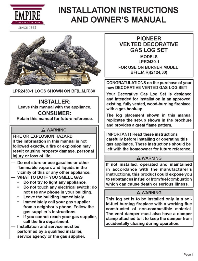 Empire LPR2430-1 Installation instructions and owner's manual Empire LPR2430-1 Installation instructions and owner's manual