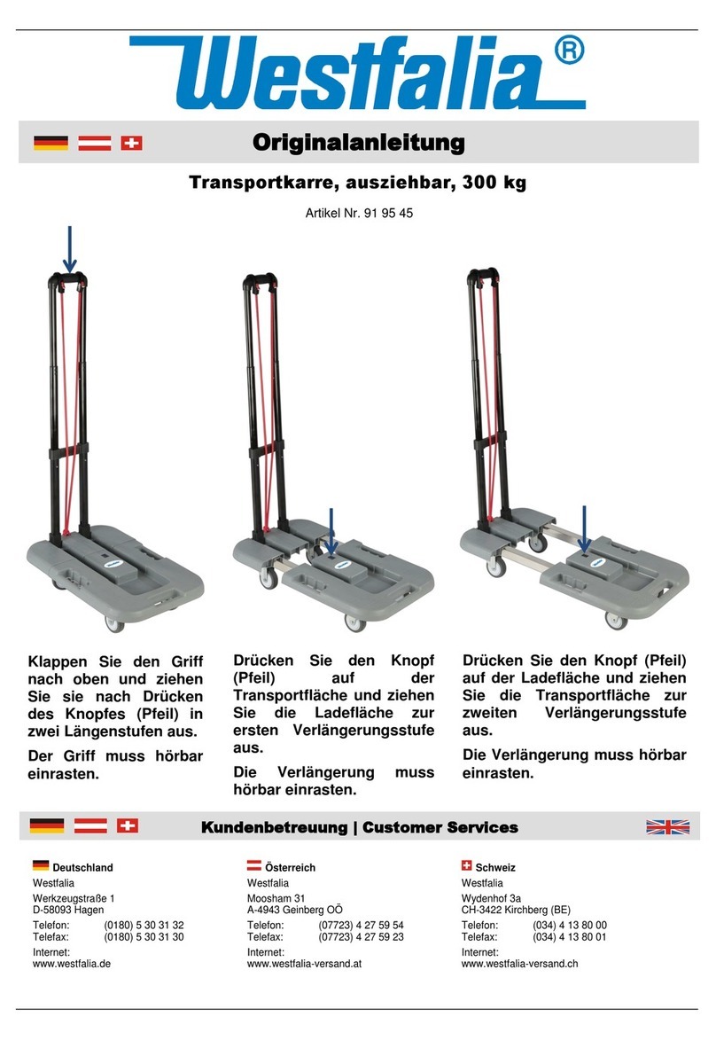 Westfalia TransPorter Original instructions