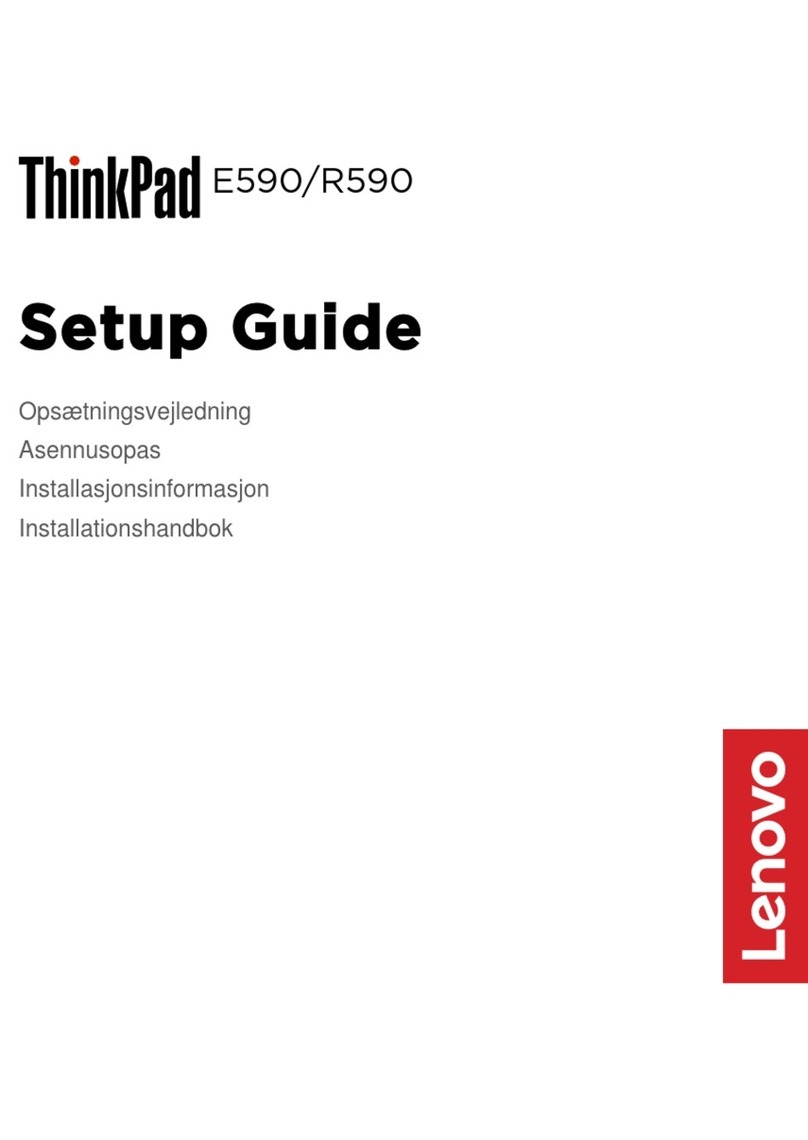 Lenovo ThinkPad E590 User manual