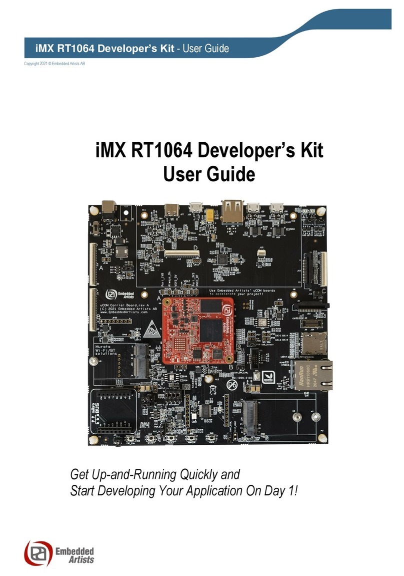 Embedded Artists iMX RT1064 user guide