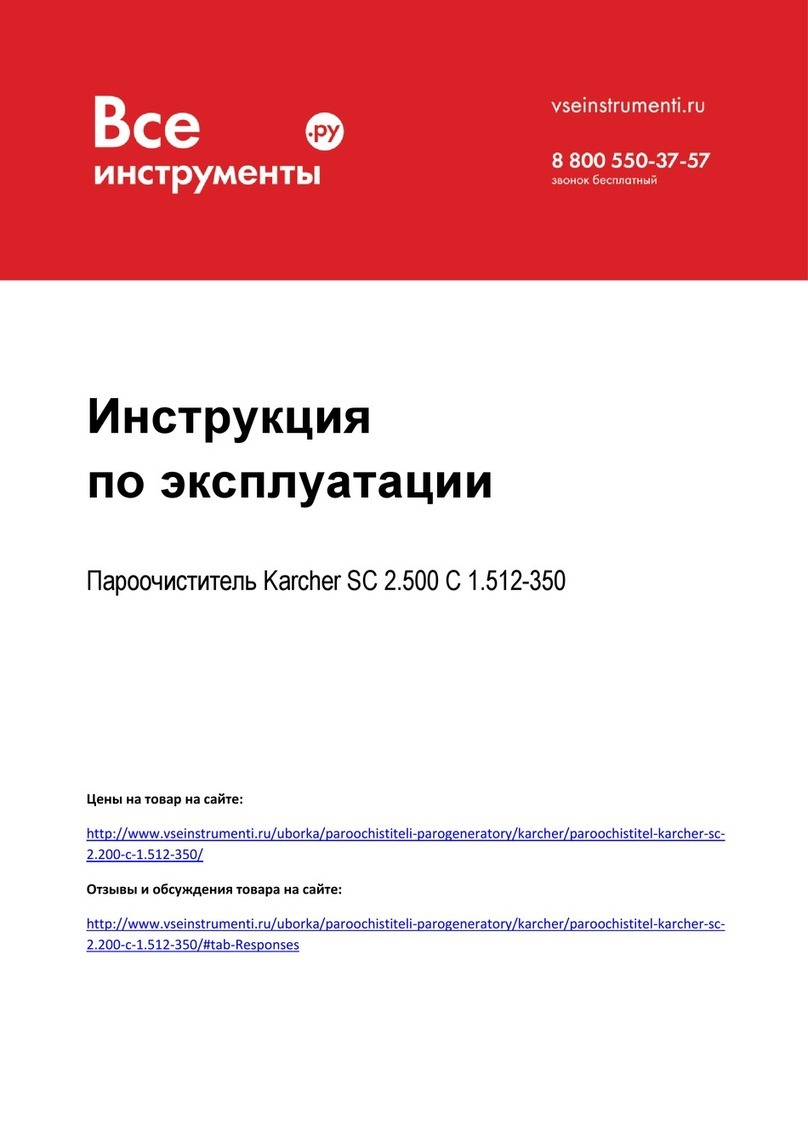 Kärcher SC 2.500 C User manual