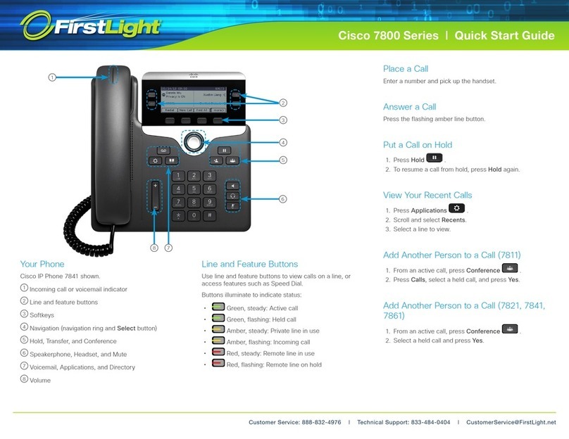 Cisco 7800 Series User manual