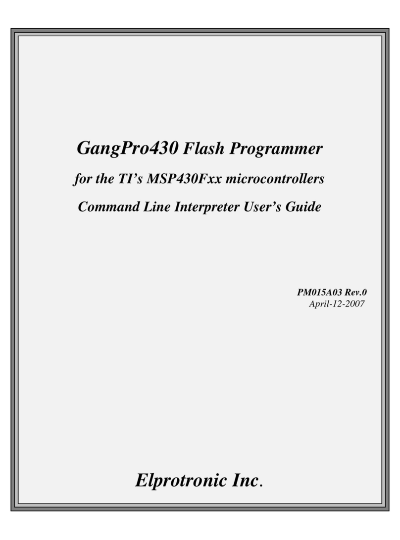 Elprotronic GangPro430 User manual