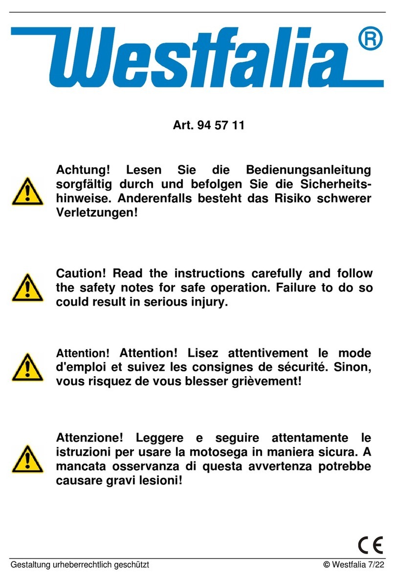 Westfalia FM BK 55/50 User manual Westfalia FM BK 55/50 User manual