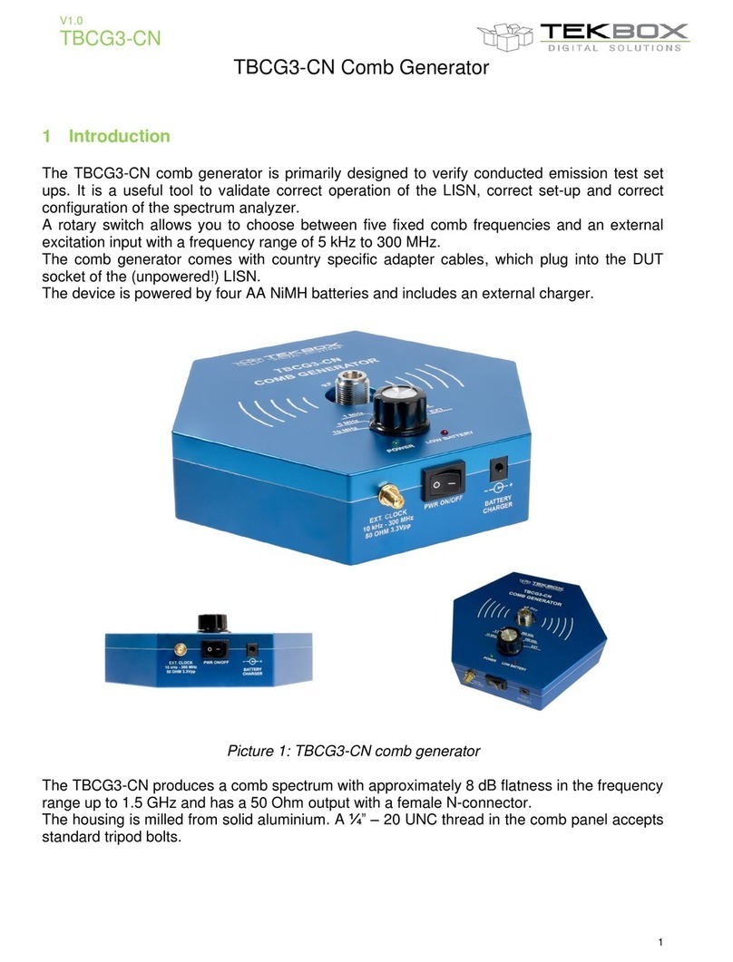 Tekbox TBCG3-CN manual
