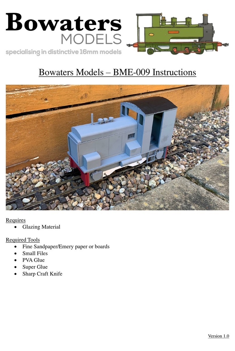 Bowaters MODELS BME-009 instructions