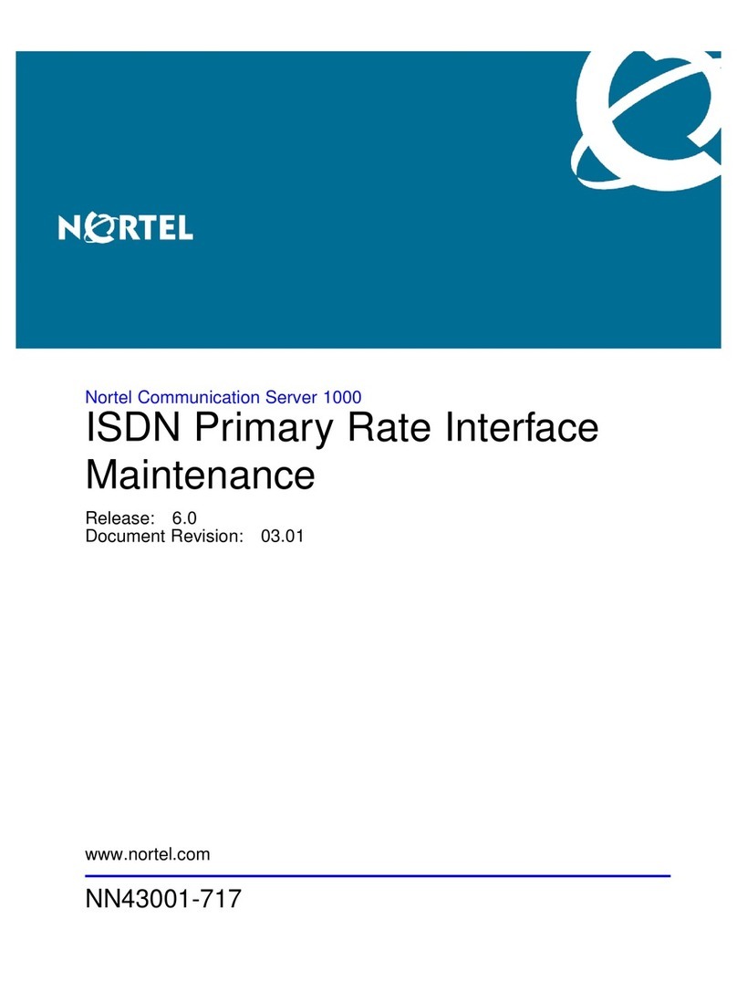 Nortel Communication Server 1000 maintenance