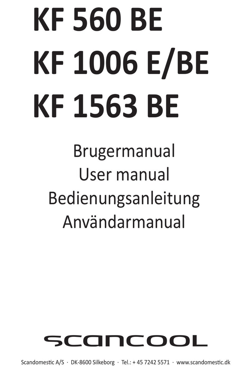 Scan Cool KF 560 BE user manual