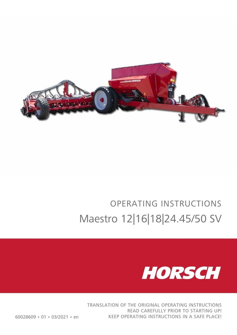 horsch Maestro 12 SV Translation of the original operating instructions