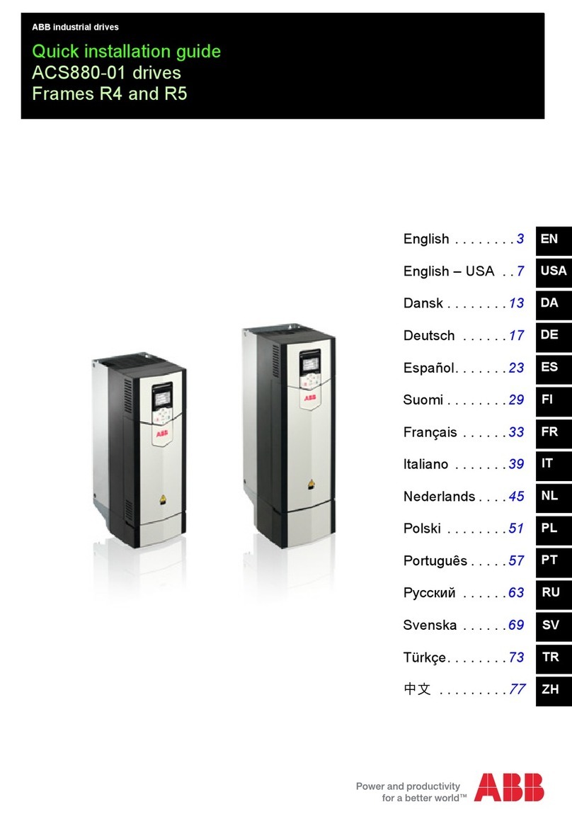 ABB ACS880-01-046A-2 Quick installation guide