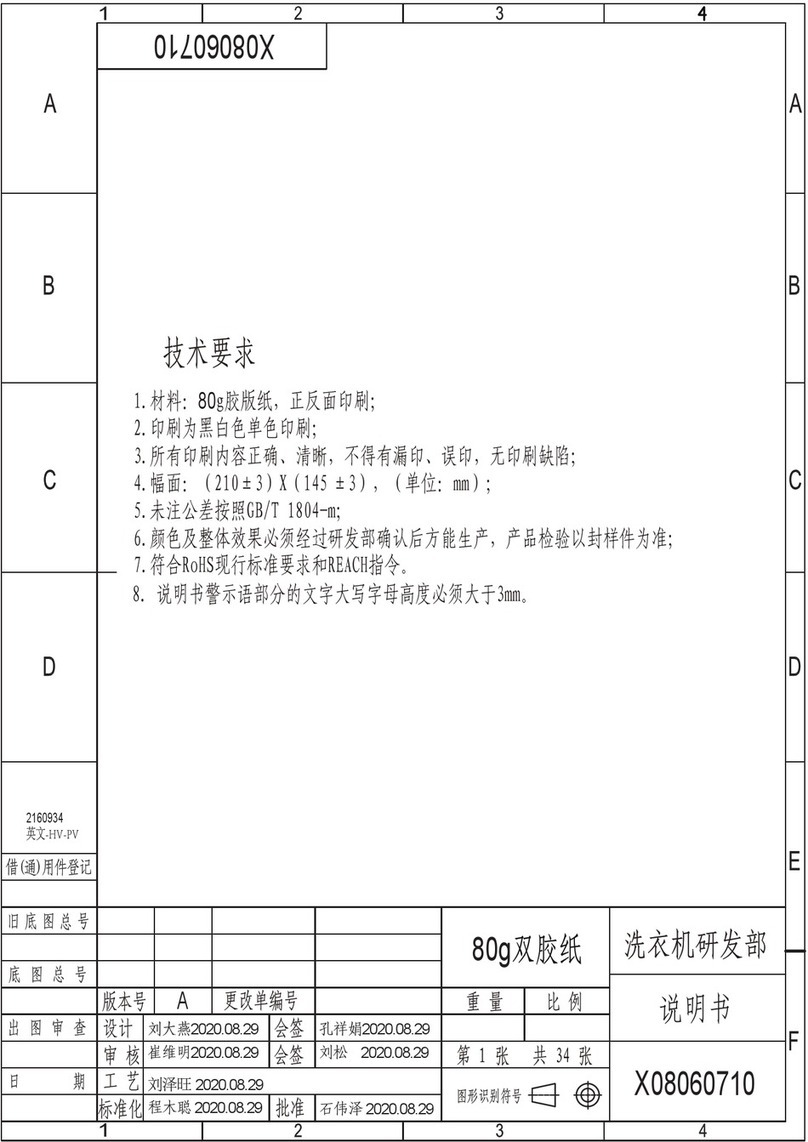 Hisense WFPV9014EMT Mounting instructions