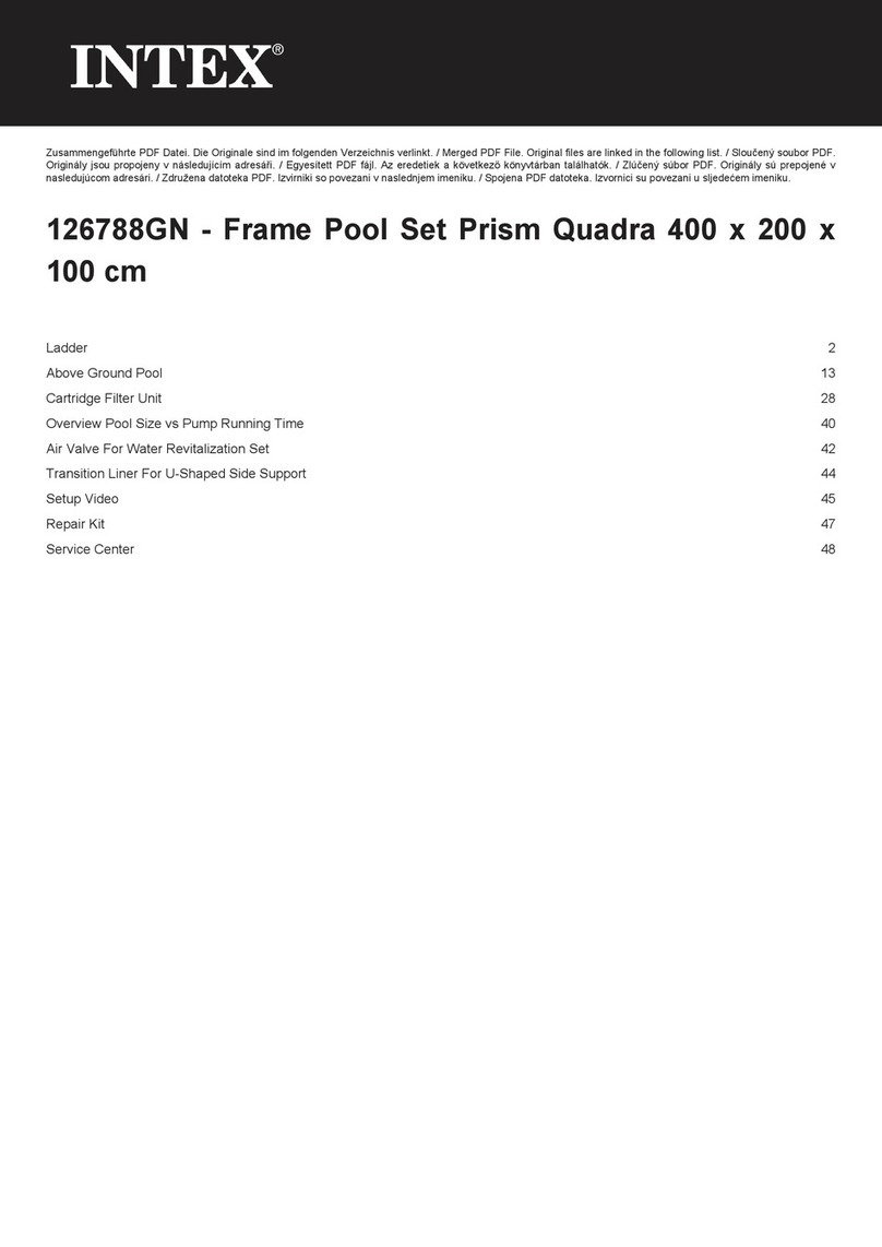 Intex ULTRA XTR RECTANGULAR POOL User manual