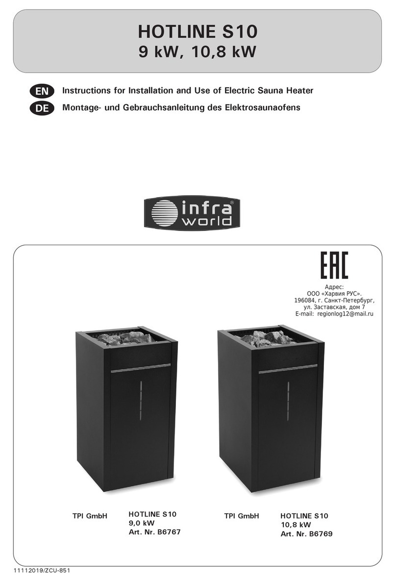infra world HOTLINE S10 Instructions for installation and use infra world HOTLINE S10 Instructions for installation and use
