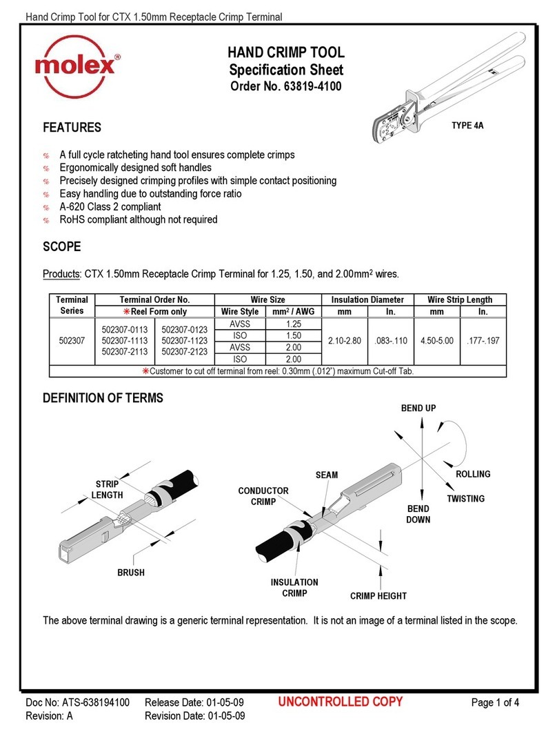 molex 63819-4100 User manual