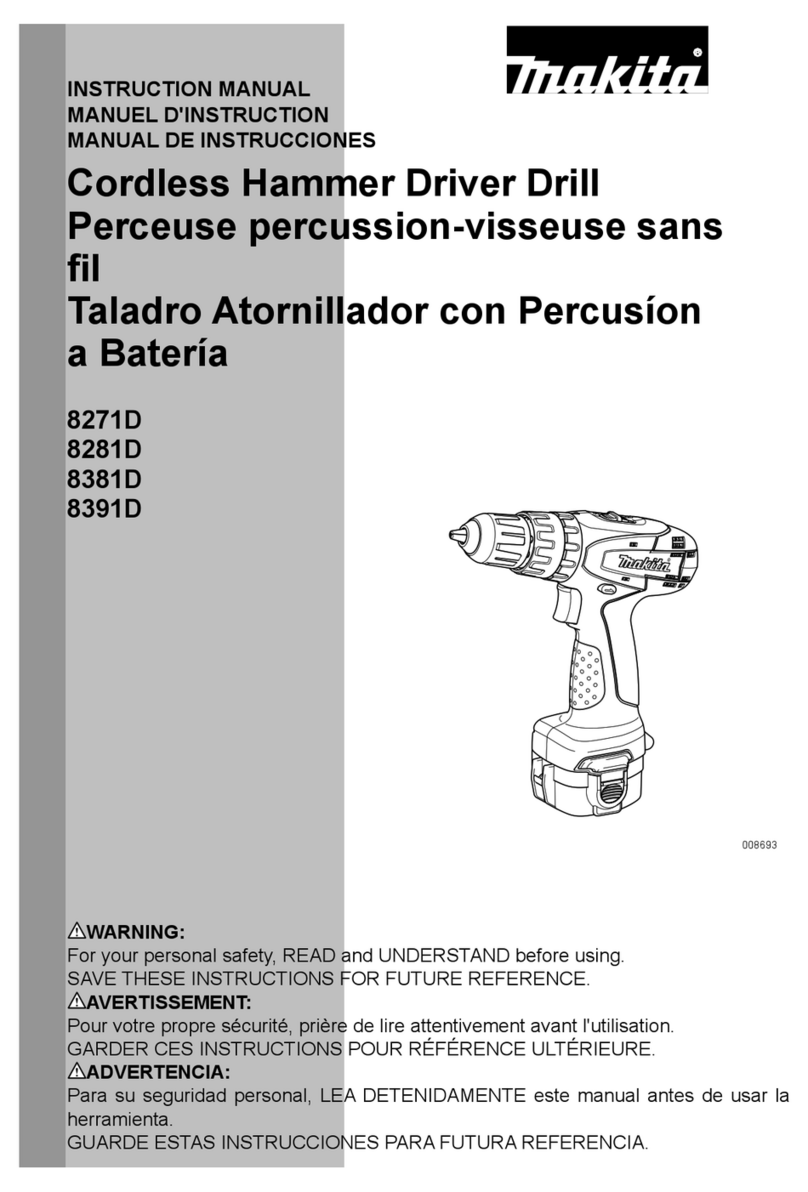 Makita 8281D instruction manual