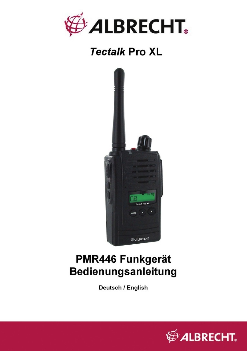 Albrecht Tectalk Pro XL user manual