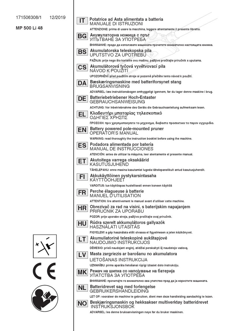 ST MP 500 Li 48 Operator's manual