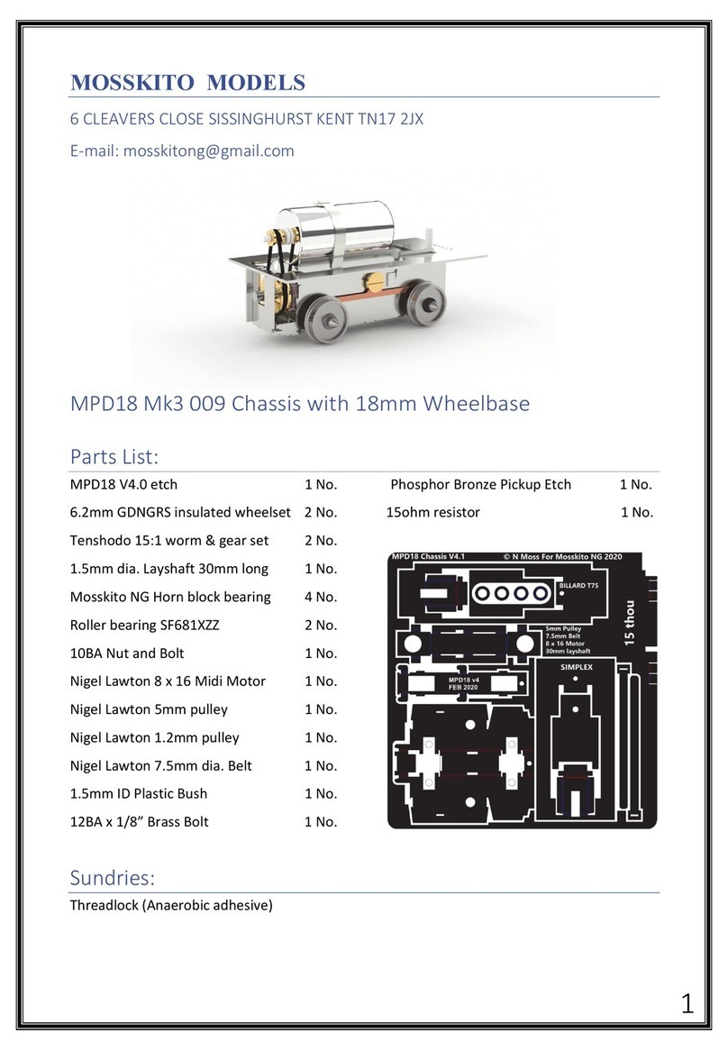 MOSSKITO MODELS MPD18 Mk3 009 manual