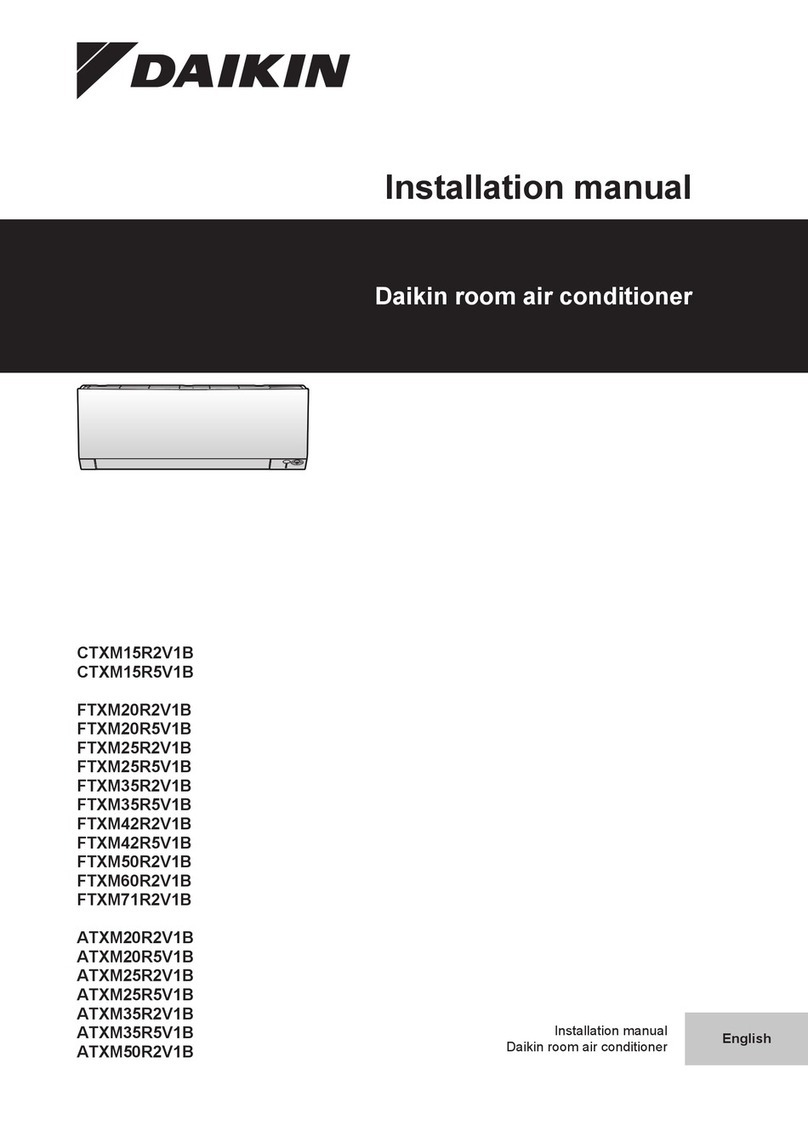 Daikin CTXM15R5V1B User manual